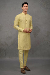 Silk Embroidered Kurta Pajama